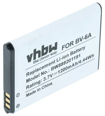 Produktbild von vhbw Akku kompatibel mit Nokia V FLIP, TA-1048, 8110 4G, TA-1295, TA-1059, 2720 Flip Handy Smartphone Telefon (1200 mAh, 3,7 V, Li-Ion)