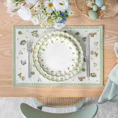Produktbild von Villeroy & Boch Easter Delight Speiseteller 27 x 3 cm grün Vorteilsset 6 Stück 1486762620 4003686457843