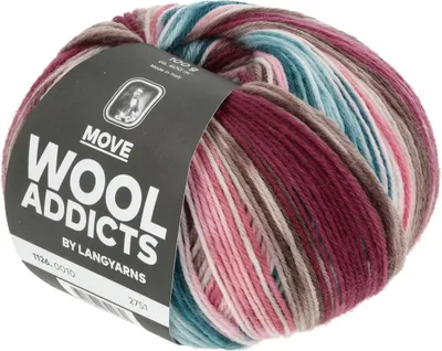 Produktbild von Lang Yarns - Move 0010 pink beige petrol