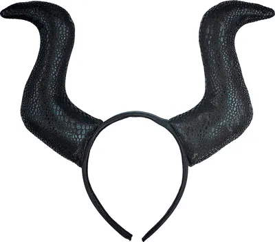 Produktbild von Widmann Malefizia Schwarzer Kostüm-Haarreif mit Hörnern aus 100% Polyester