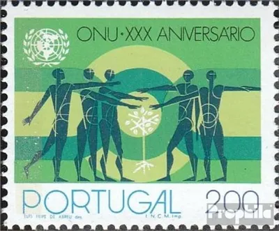 Produktbild von Briefmarken Portugal 1975 Mi 1288y postfrisch 30 Jahre Vereinte Nationen