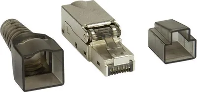 Imagen del producto de LogiLink MP0044, conector RJ45 Cat.6A, estándar T568A, blindado