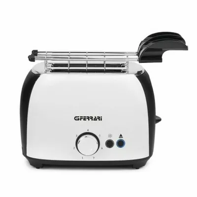 Zdjęcie produktu dla G3 Ferrari Grantoast, 2 kaw., Biały, Plastik, Przyciski, obrotowy, 800 W, 230 V