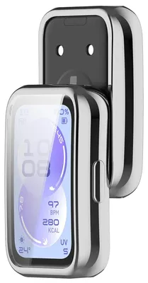 Produktbild von Schutzhülle für Huawei Band 11, Bizon Case Watch Felipe, Silbern