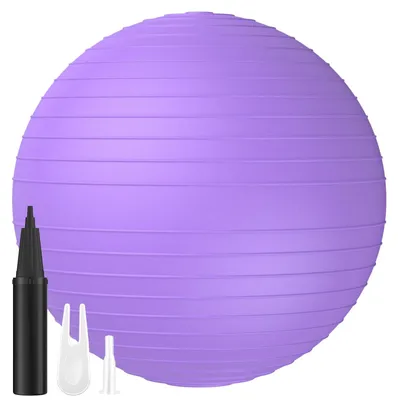 Productafbeelding van Zitbal - Gymbal yogabal - 65 cm - Antislip oppervlak - Met luchtpomp