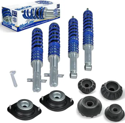 Produktbild von JOM Blueline Gewindefahrwerk VW Golf Jetta Scirocco Fahrwerk inkl Domlager VA HA