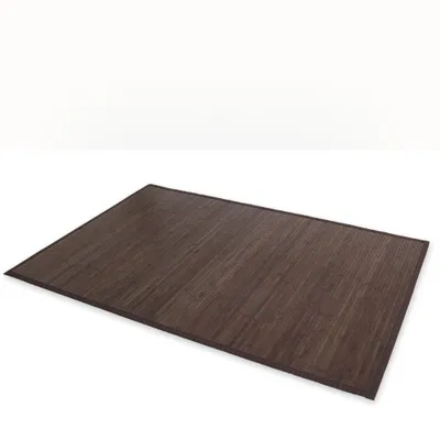 Image de Tapis Bambou 60x200 en brun foncè