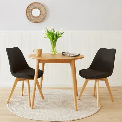 Produktbild von Stuhl Atlanta Webstoff Grau Breite 48 cm Höhe 82 cm Tiefe 42 cm Sitzhöhe 44 cm