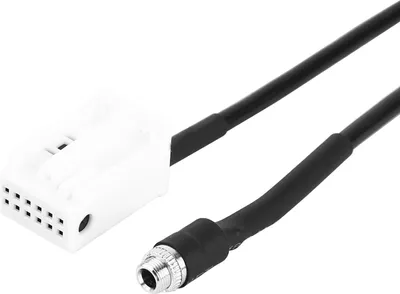 Imagen del producto de Cable adaptador auxiliar, cable adaptador de audio auxiliar, entrada de audio auxiliar, cable adaptador para E60, kit de entrada de audio auxiliar, cable adaptador