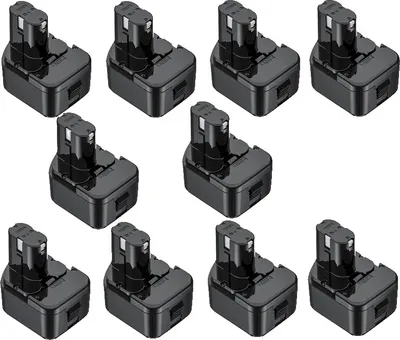 Obrázek produktu pro 12 V akumulátor, kapacita 3500 mAh, kompatibilní s nářadím Hitachi, 10 kusů