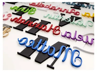 Produktbild von Namens Türschild Personalisiert Wandschild Kinderzimmer Schriftzug Tür Schild Deko Dekoration