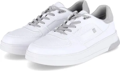 Produktbild von Bugatti Herren sportliche Halbschuhe/ Schnürschuhe Weiß KunstlederGröße:45