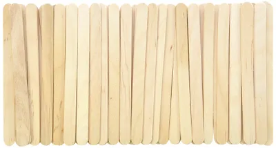 Produktbild von EDUPLAY 200-006 Bastelhölzer 'Lollipop' klein, 11,4 x 1 x 0,2 cm, natur (50er Pack)