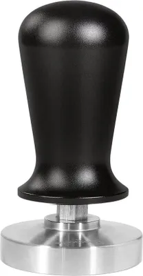Obrázek produktu pro 58 mm kalibrovaný nerezový lis na espresso s tlakem 30 liber – na kávu a espresso – černý