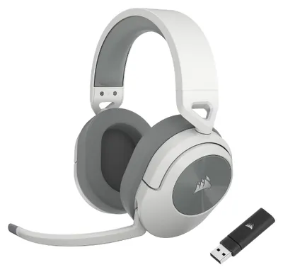 Produktbild von Corsair HS55 WIRELESS, Kabellos, Gaming, 274 g, Kopfhörer, Weiß