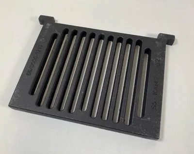 Produktbild von Ofenrost 17,5 x 23 cm als Klapprost zum Hochklappen Kaminrost