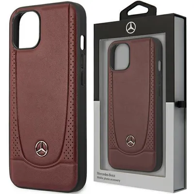 Zdjęcie produktu dla Mercedes Mehcp15Xarmre Iphone 15 Pro Max 6.7" Czerwony/Red Hardcase Leather Urban Bengale