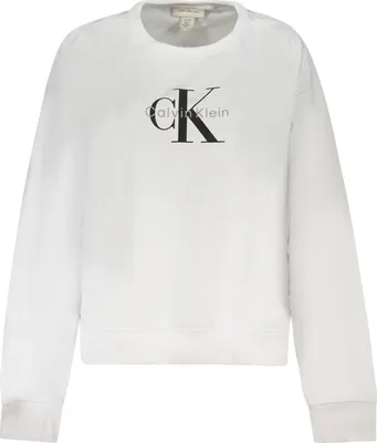 Produktbild von Calvin Klein Felpa Senza Zip Donna Bianco