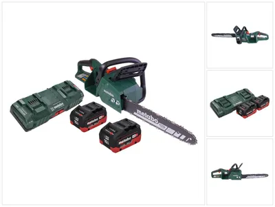 Obrázek produktu pro Metabo MS 36-18 LTX BL 40 Akumulátorová řetězová pila 36 V ( 2x 18 V ) 40 cm 22 m/s bezkartáčová + 2x baterie 10,0 Ah + dvojitá nabíječka