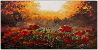 Produktbild von Coloray - Bild aus Glas - 120x60 cm - glasblock mit bild gehärtetes Glas wohnzimmer Dekoration wanddekoration Küche - Malerei Blumen
