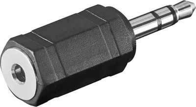 Produktbild von S/CONN maximum connectivity Adapter, Klinkenstecker Stereo 3,5mm auf Klinkenkupplung Mono 3,5mm (57016)