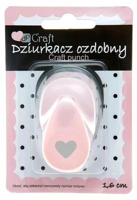 Obrázok produktu pre Dziurkacz ozdobny Serce mix 1.6cm
