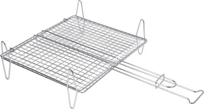 Produktbild von Sauvic 35x40 Cm Edelstahl-fischgrill Silber Silber One Size