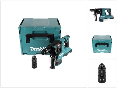 Immagine prodotto di Makita DHR 281 ZJ Tassellatore a batteria 2x 18 V / SDS-PLUS in valigetta Makpac - senza batteria, senza caricabatterie