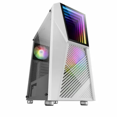 Produktbild von Mars Gaming MC777W, PC, Weiß, ATX, micro ATX, Mini-ITX, Blau, Grün, Rot, 15,8 cm, 31,8 cm