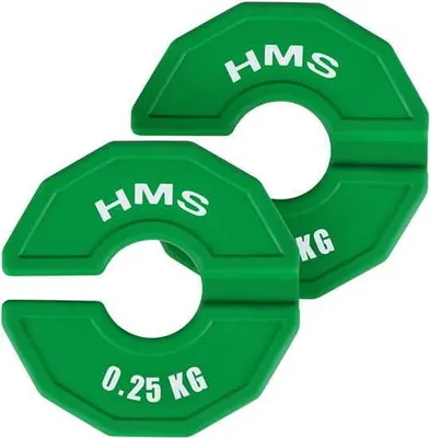 Produktbild von TSN25 2 x 0,25 KG SCHEIBEN FÜR KRAFTTRAINING UND FITNESSGERÄTE AUFLAGETYP 2 x 0,25 KG HMS