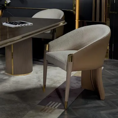 Zdjęcie produktu dla Krzesła do jadalni Krzesła tapicerowane Kuchnie Salon Jadalnia Designerskie Meble JV Nowe