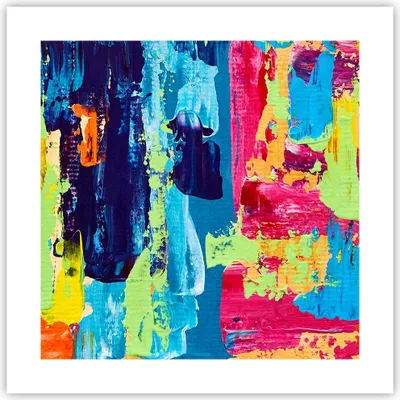 Produktbild von Poster - Poster ohne Rahmen - Abstraktion Design Grafik - 40x40 cm - Wand Bild - Wanddeko - Wandbilder - Kunstposter - Wandposter - Bilder - Kunstdruck - Wanddekoration - Wandbild - P2XAC40x40-3131