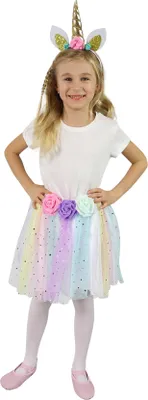 Produktbild von RAPPA Kinder Tutu-Rock Einhorn Kostüm