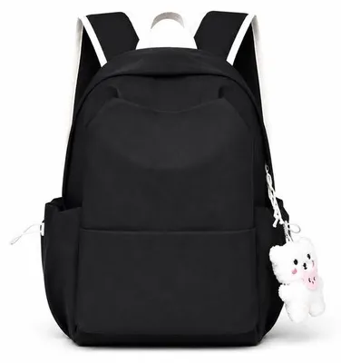 Immagine prodotto di Custodia per laptop da 15,6 pollici, in poliestere impermeabile, colore nero, ideale per viaggi e uso in ufficio