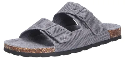 Produktbild von Giesswein Herren Hausschuhe Merino Slides, grau, Gr.43