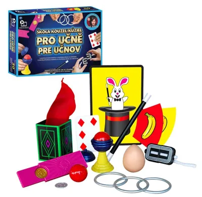 Obrázok produktu pre Škola kúzelníctva Junior – 50 trikov v krabici (32x22 cm)