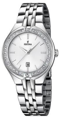 Produktbild von Festina Damen-Armbanduhr Analog Quarz Edelstahl F16867/1