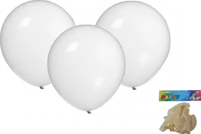 Immagine prodotto di Pallone gonfiabile 30 cm - set da 10, trasparente