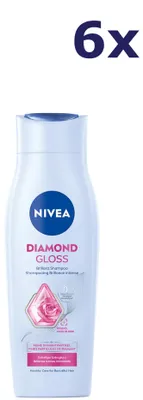 Produktbild von 6x NIVEA Diamond Gloss Care Shampoo 250 ml