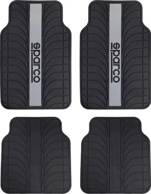 Obrázek produktu pro Sparco sada SPC1913 kompletní univerzální černé/šedé PVC rohože do auta