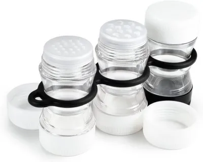 Zdjęcie produktu dla GSI Outdoors 79495, Słoik na przyprawy, Biały, Kopoliester, 119,4 mm, 38,1 mm, 71,1 mm