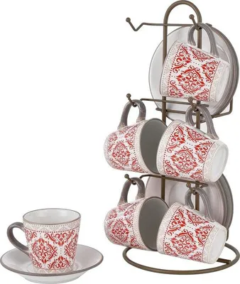 Image de Service de plats pour femmes, en céramique, 6 pièces, 15 x 13 x 29 cm