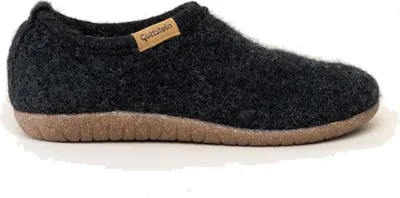 Produktbild von Gottstein Alpine Midcut RU Uni Wollfilz-Hausschuhe mit Gummisohle Charcoal, 48-408-1263