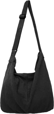 Shopper Tasche Damen Aus Cord – Faltbare Einkaufstasche, Große Umhängetasche, Beige/grau