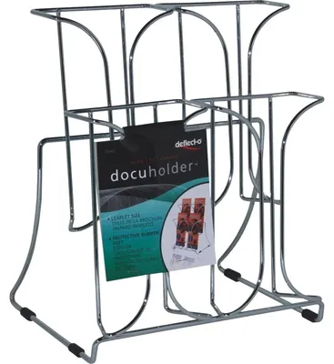 Produktbild von Tischprospektständer 1/3 A42x2 Fächer verchromt