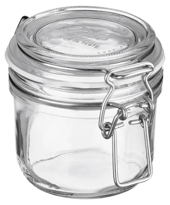 Image de Bormioli Rocco Verre à bouchon à étrier Fido avec couvercle en verre 500ml