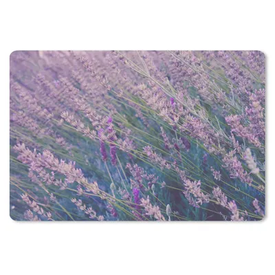 Produktbild von MuchoWow® Schreibtischunterlage Blumen - Lavendel - Lila 60x40 cm - XXL Mauspad - Großes Mauspad