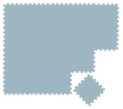 Image de 18 pièces tapis de jeu bébé tapis puzzle - 30x30 tapis d'éveil tapis de sol chambre d'enfant