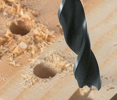Produktbild von Holzspiralbohrer mit 1/4-Zoll Sechskantschaft, 2 x 24 x 62 mm