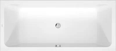 Immagine prodotto di Duravit D-Code baignoire, 1800x800mm, rectangulaire, version encastrable, 210 litres, 2 inclinaisons du dossier, blanc ultra-brillant, 700672000000000, 700672000000000